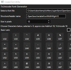 TcUnicodeHelper library for Arduino and mbed